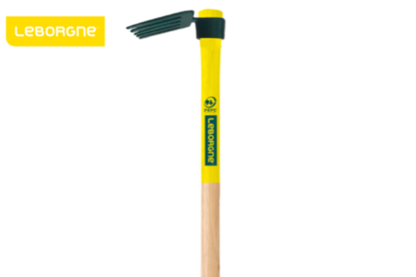 Râteau 5 dents Compact manche bois 50 cm PEFC - LEBORGNE